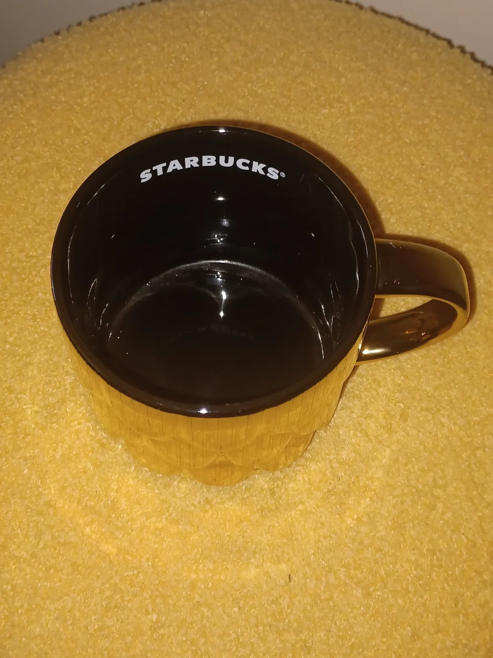 Starbucks Metallic Gold Ceramic Mug